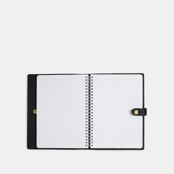 NWT Coach Outlet Notebook In Signature Canvas - Picture 2 of 3